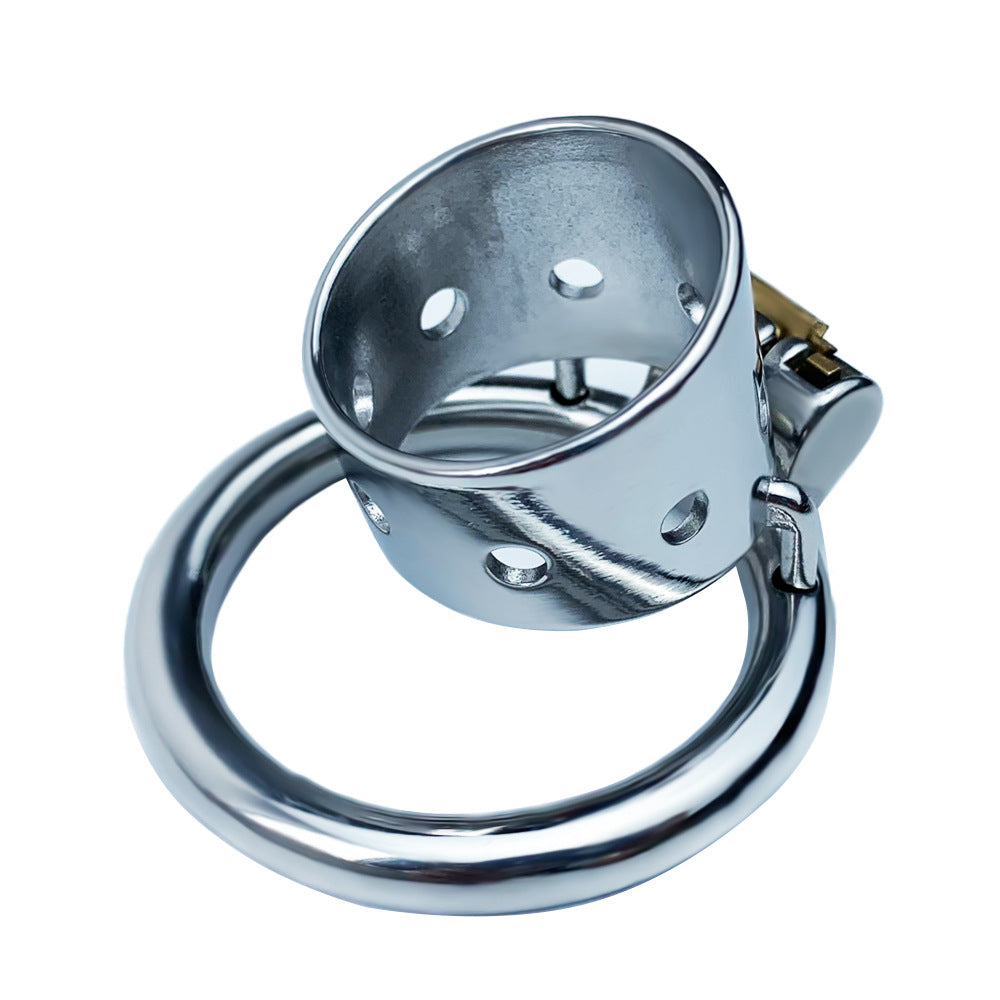 Short Stainless Steel Chastity Lock Men’s Ring Lock Adult Toy