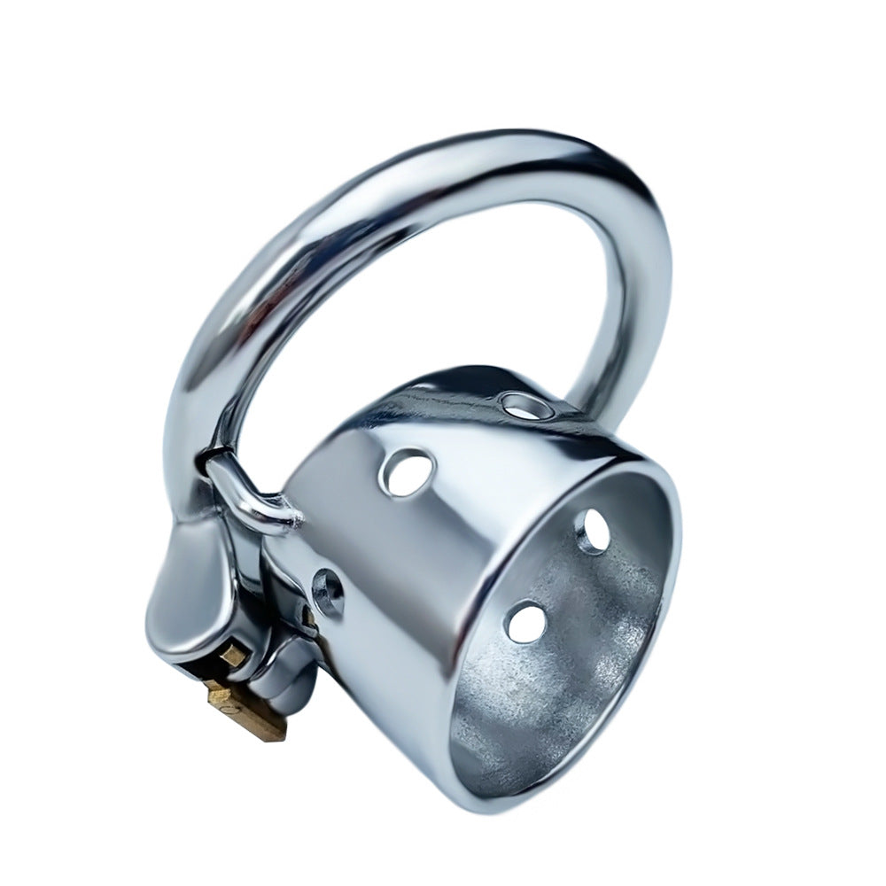 Short Stainless Steel Chastity Lock Men’s Ring Lock Adult Toy