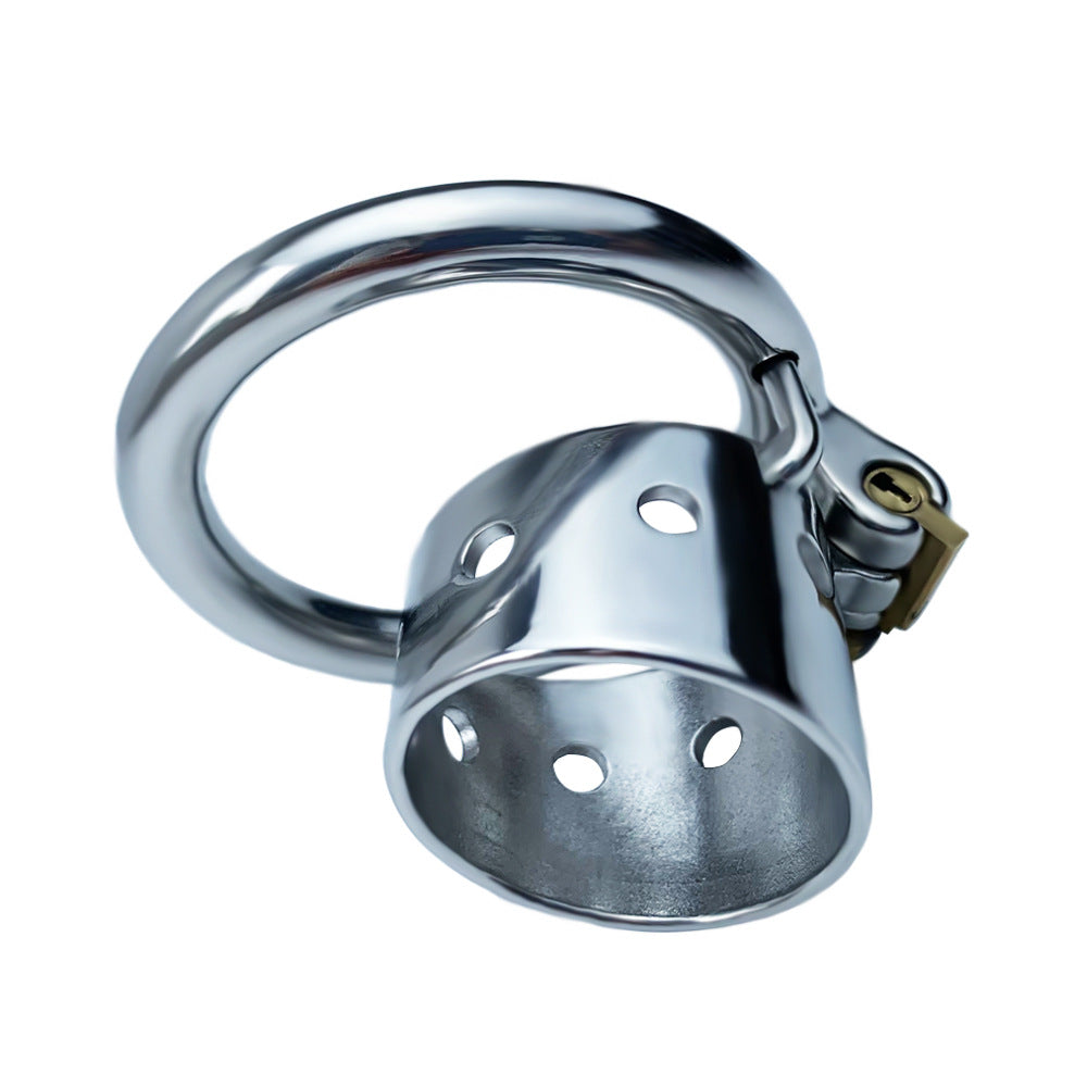Short Stainless Steel Chastity Lock Men’s Ring Lock Adult Toy