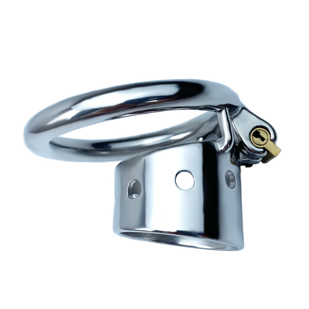 Short Stainless Steel Chastity Lock Men’s Ring Lock Adult Toy