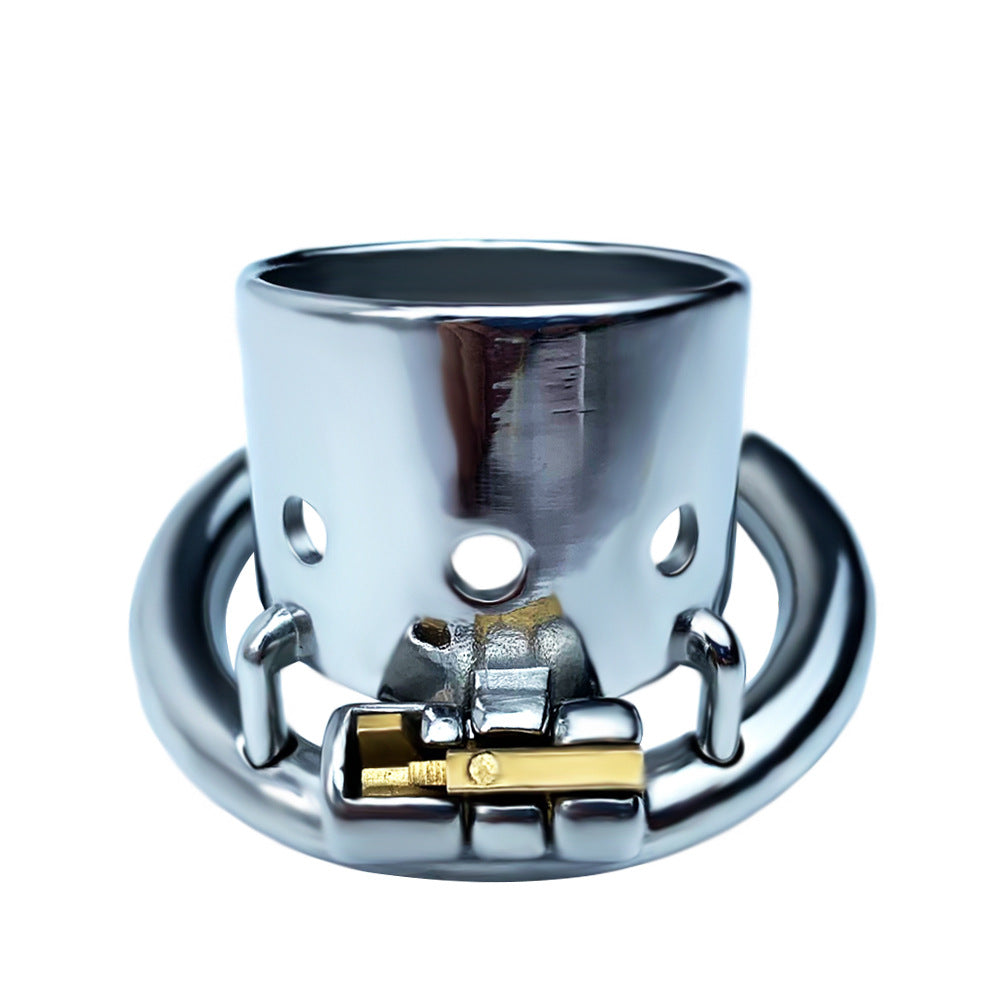 Short Stainless Steel Chastity Lock Men’s Ring Lock Adult Toy