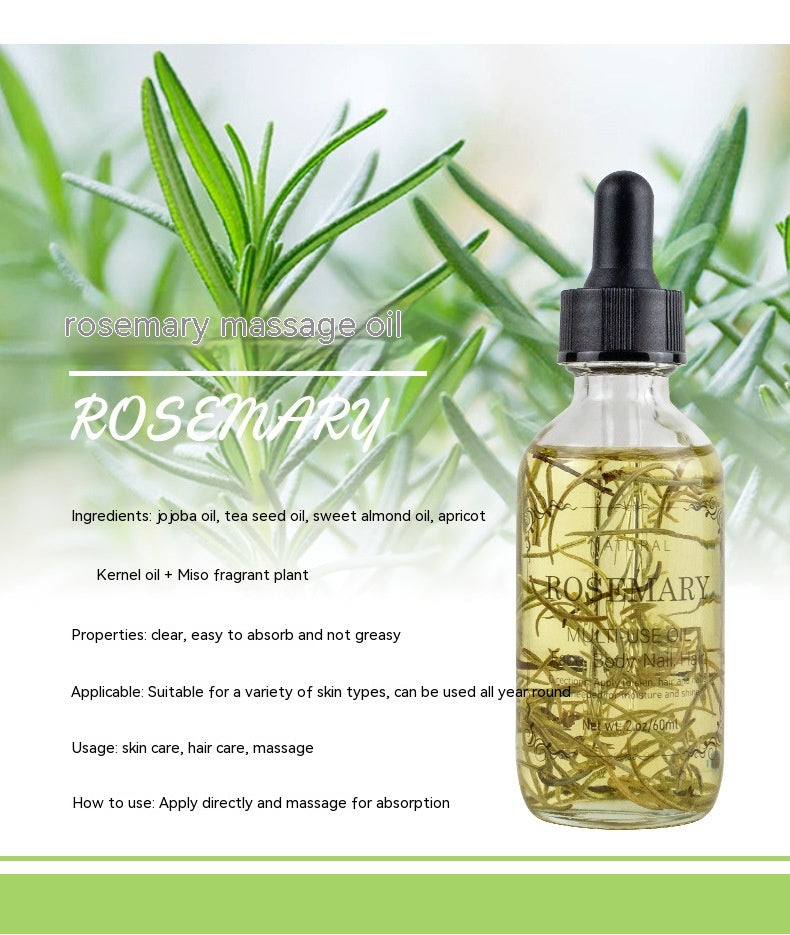Massage Oil with Dried Flowers - Multi-Scent