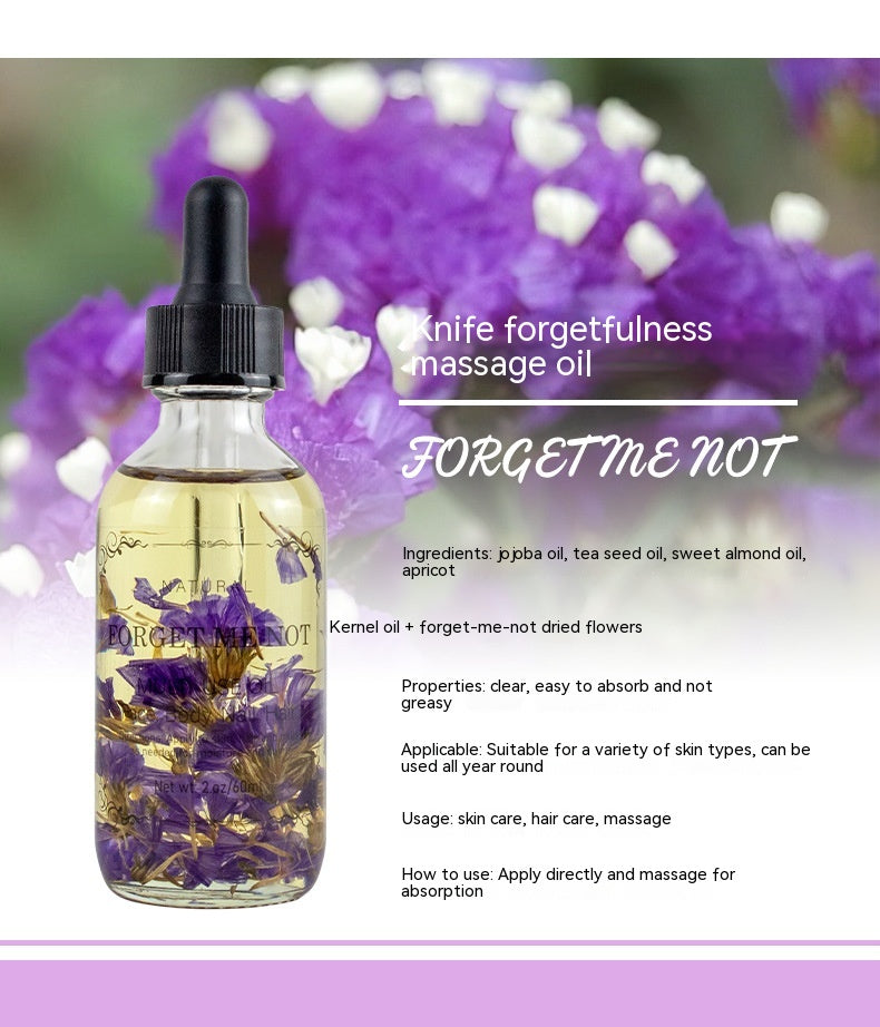Massage Oil with Dried Flowers - Multi-Scent
