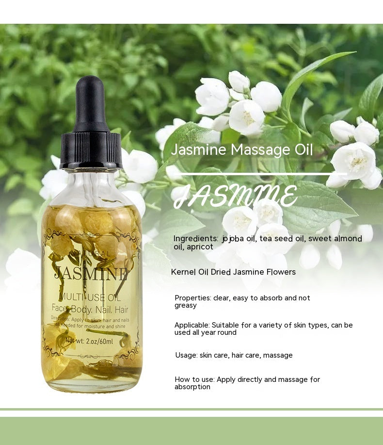 Massage Oil with Dried Flowers - Multi-Scent