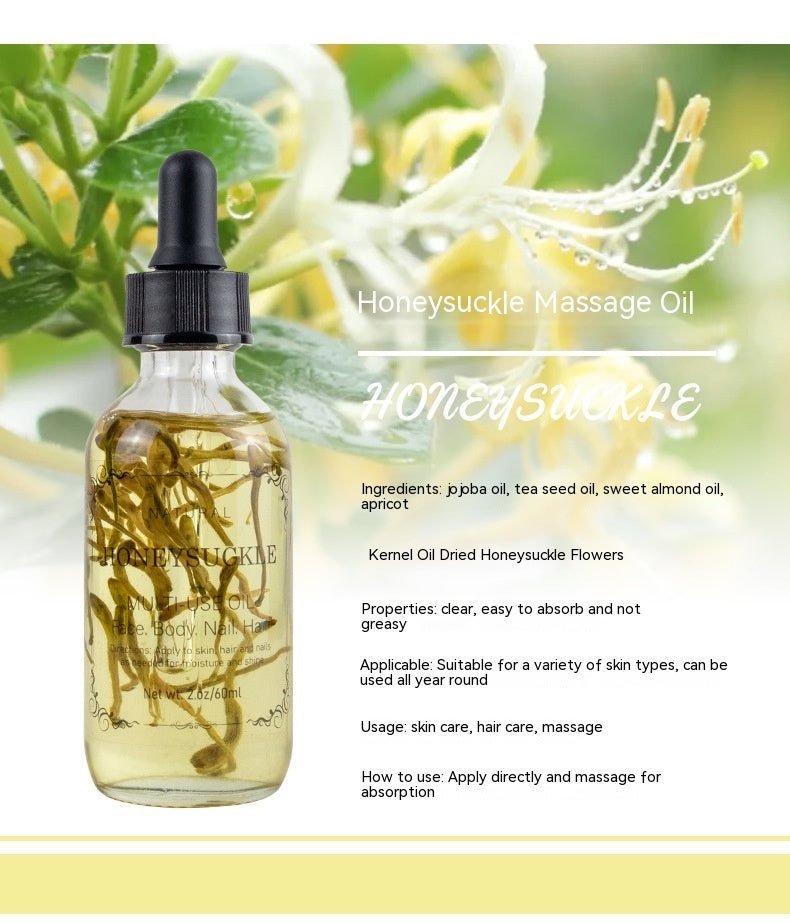 Massage Oil with Dried Flowers - Multi-Scent