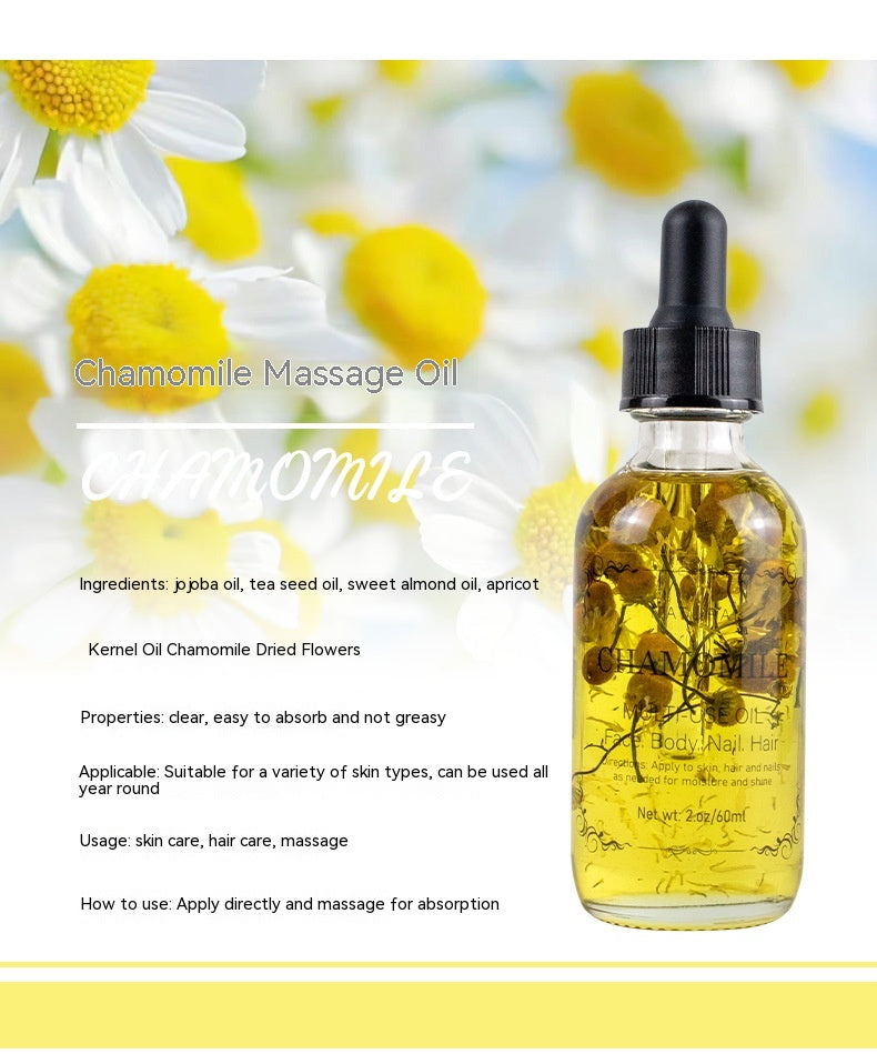 Massage Oil with Dried Flowers - Multi-Scent