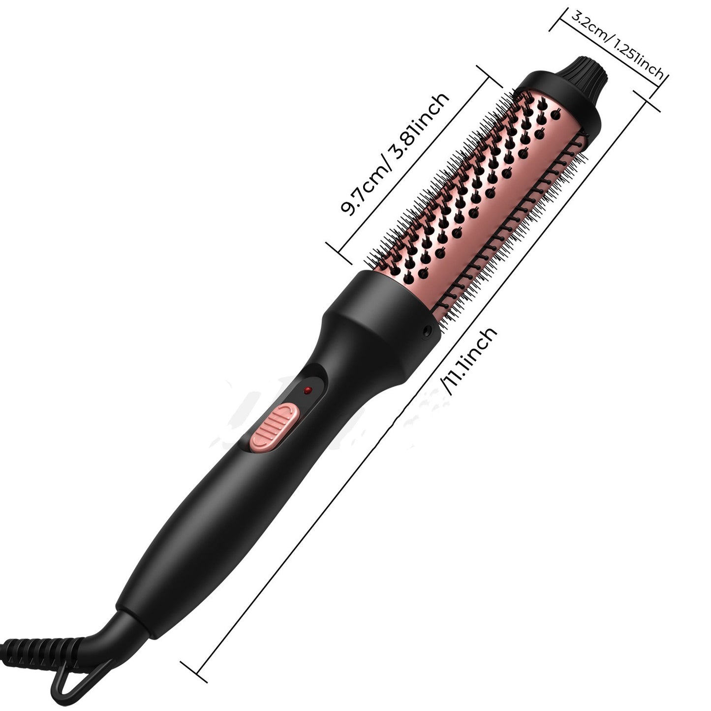 Hot Air Hair Dryer Brush Curling Iron Straightener - High Power Multi-Function Styling Tool