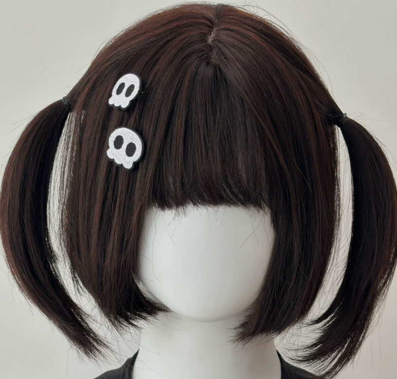 Skull Hairpin Clip - Dark Cute Hair Accessory