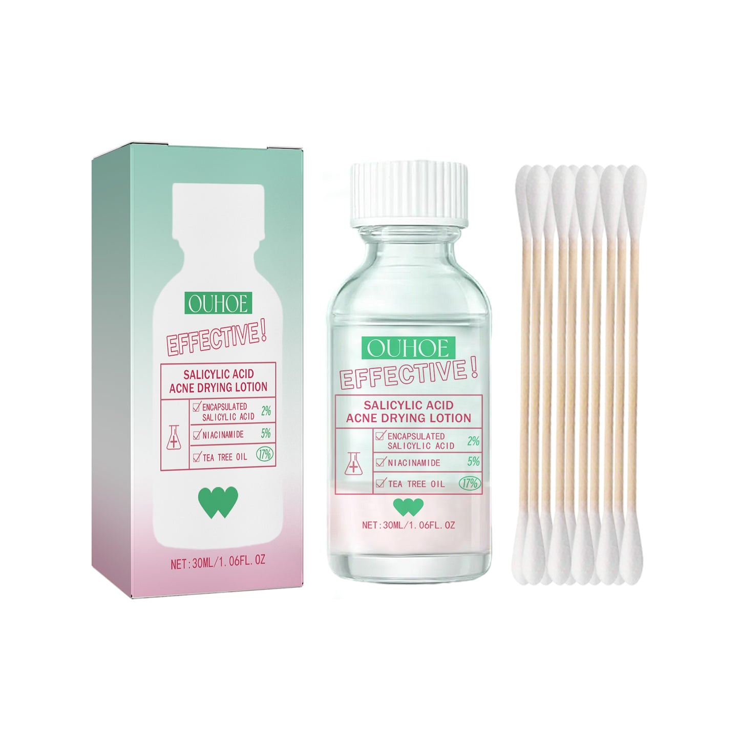 Salicylic Acid Acne Treatment Lotion - Pore Refining & Moisturizing Face Care