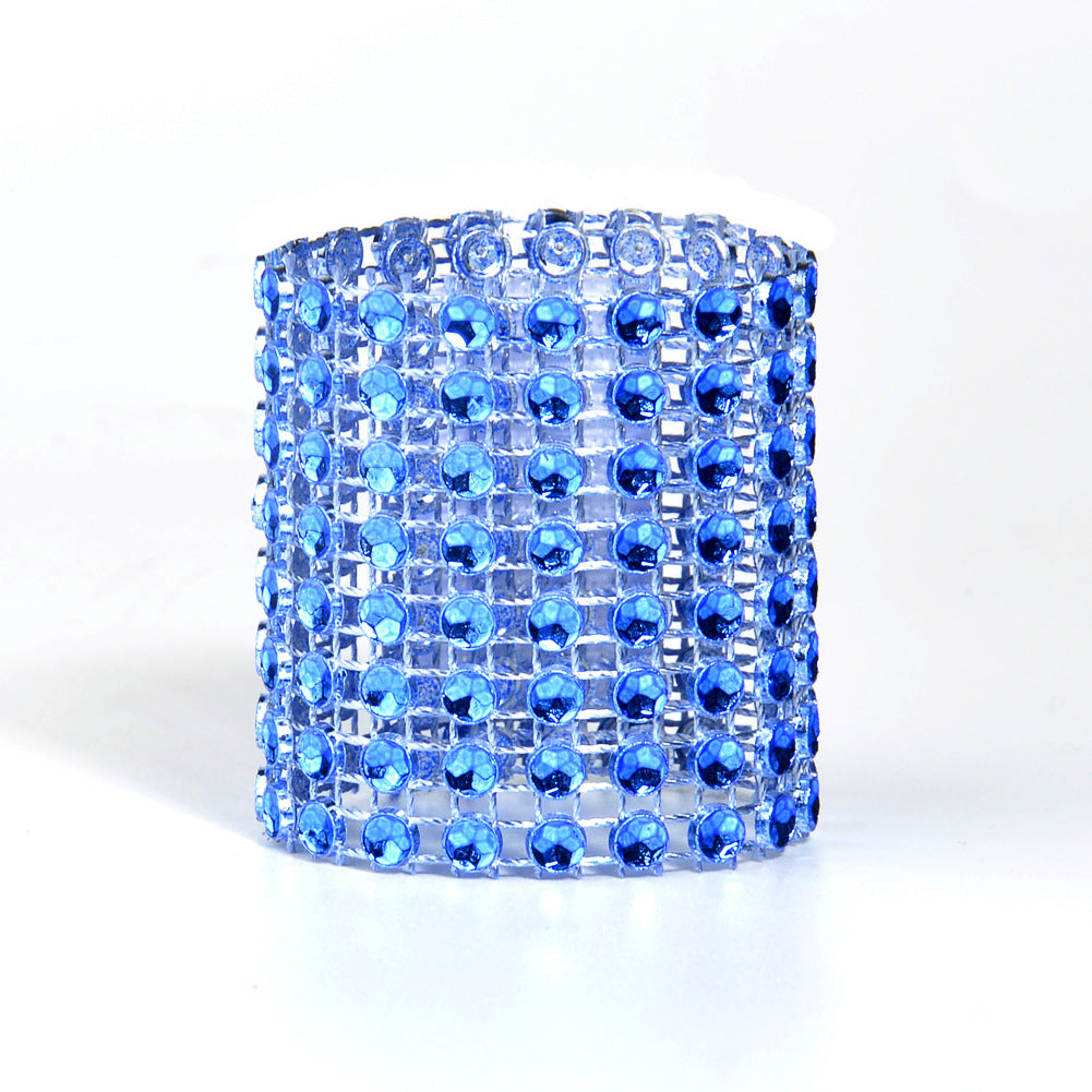 Set of 10 Napkin Rings for Hotel & Home Table Settings - Multiple Colors
