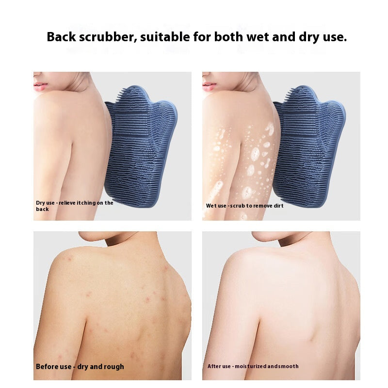 Silicone Bath Massage Cushion - Rubbing Gadget for Relaxing Bath Time