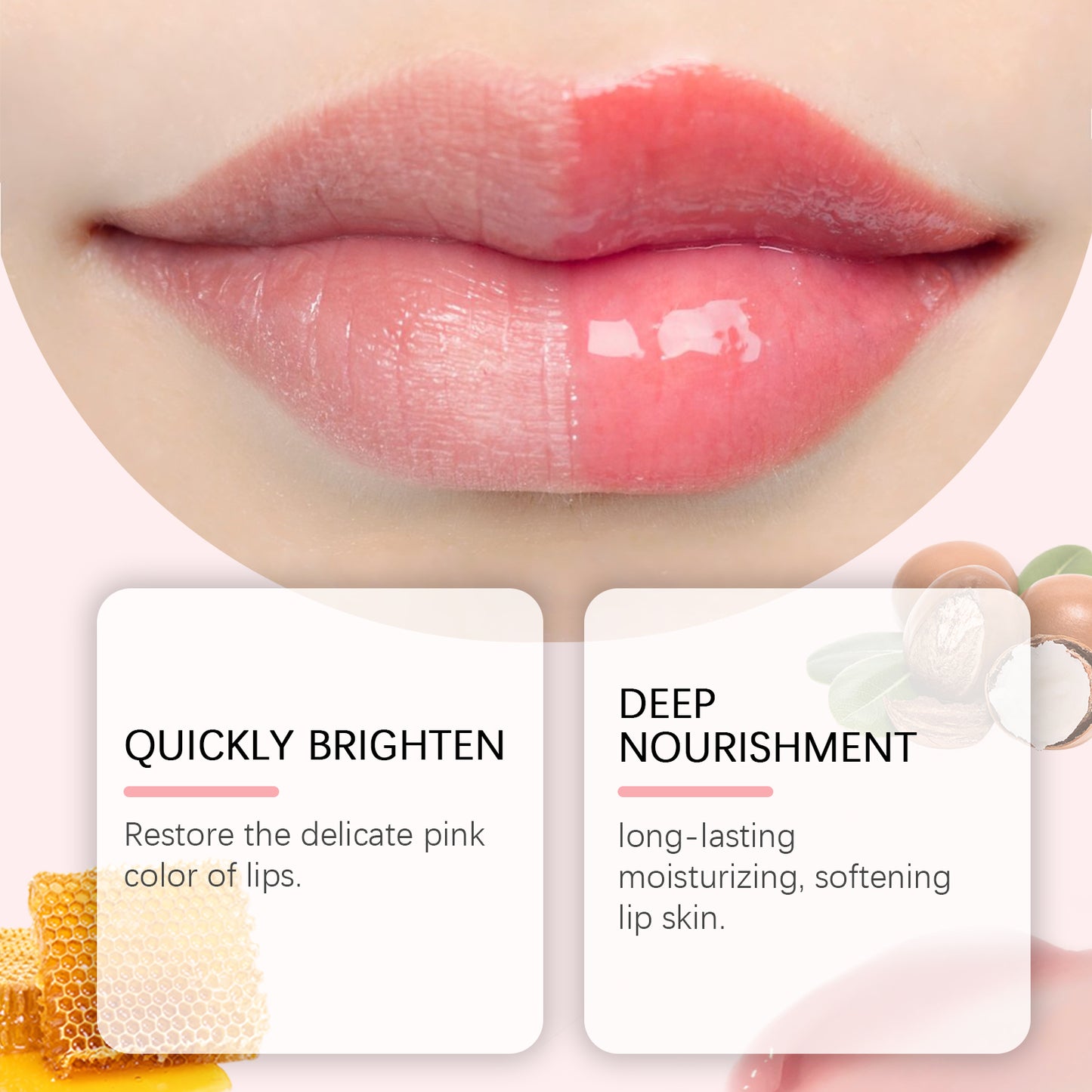 Moisturizing Color-Changing Lip Balm with Shea Butter and Beeswax