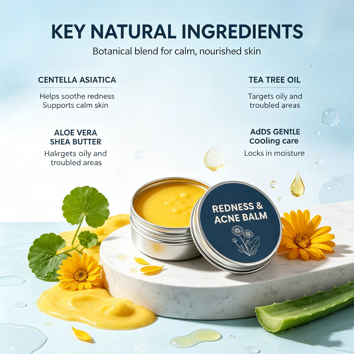 Skin Repair & Moisturizing Solid Ointment 50g