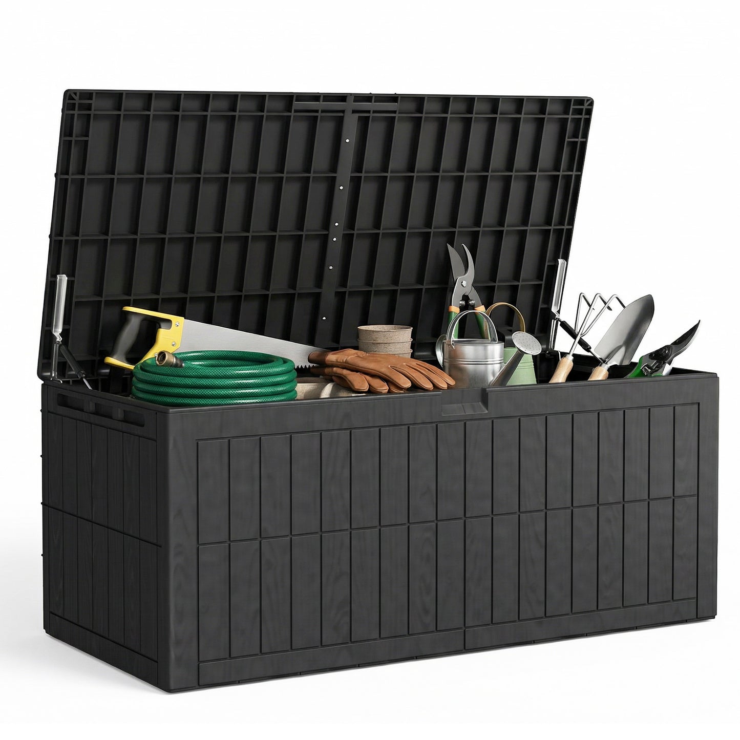 220 Gallons Outdoor Storage Box Large Capacity Water Proof Lockable