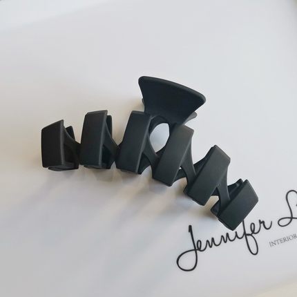 Women's Large Frosted Hair Clip