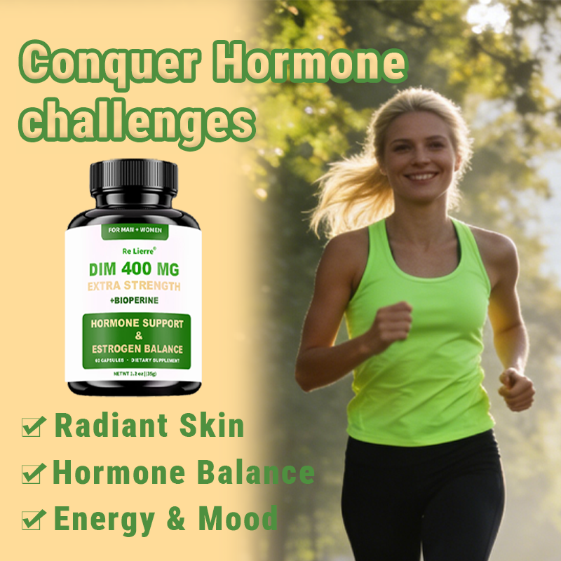 DIM Supplement 400mg - Hormone Balance for Men & Women - 60 Capsules