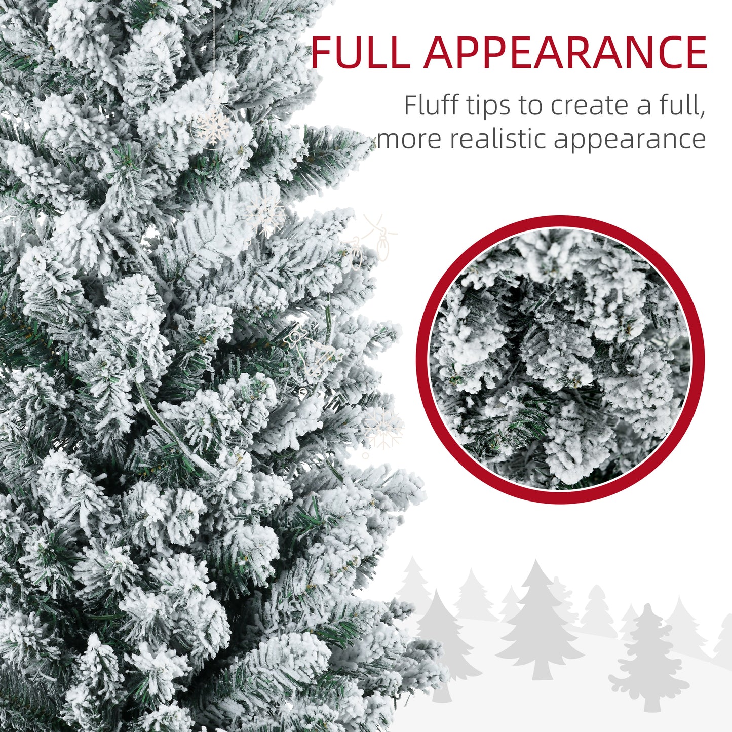 5' Tall Pre-Lit Slim Noble Fir Artificial Christmas Tree - Green