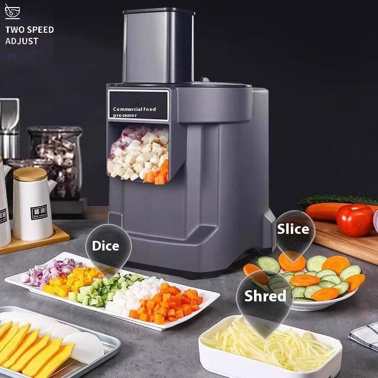 Commercial Vegetable Cutter Multi-Function Dicing and Slicing Tool - US Three in One