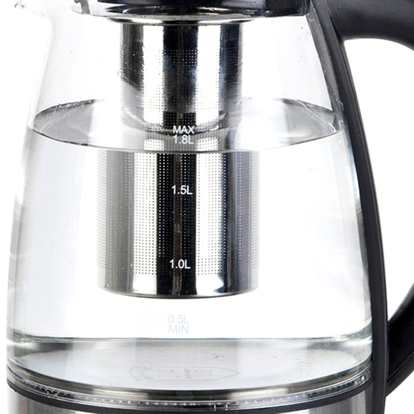 Electric Kettle 1.8L with Filter Screen & Stainless Steel Cover