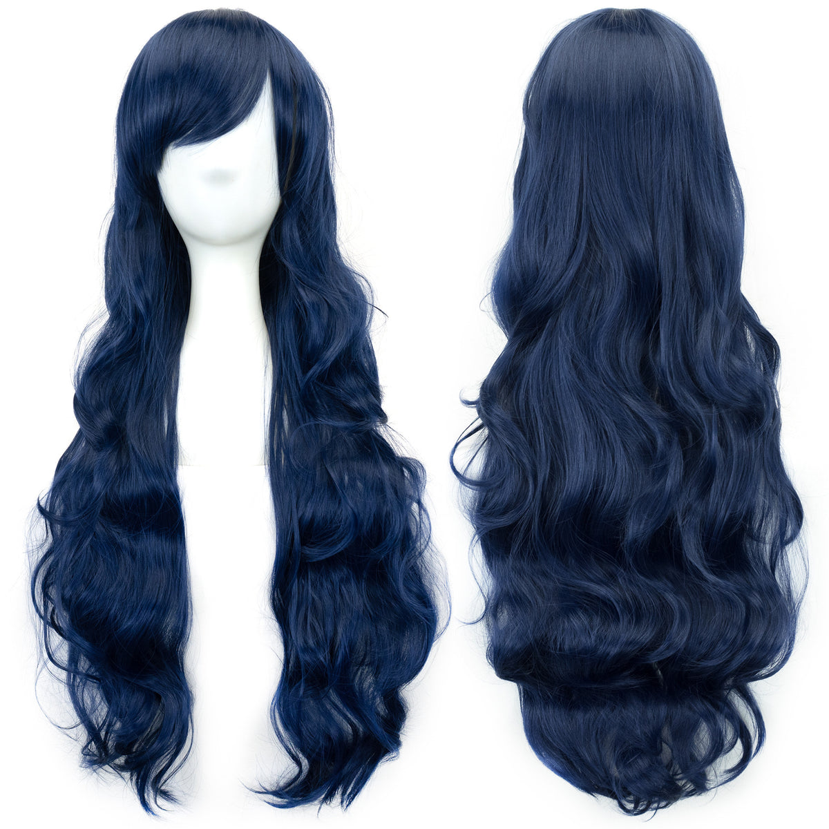 Colorful Cosplay Wig with High-Temperature Fiber, Long Curly Style