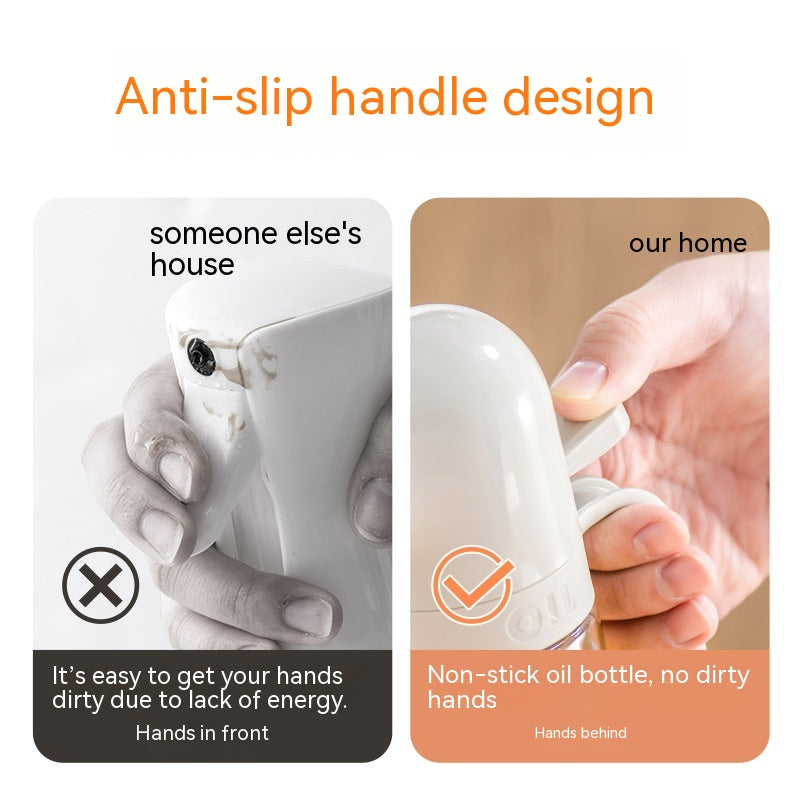 Glass Spray Oil Bottle Jar - Anti-Leakage Kitchen Oil Dispenser
