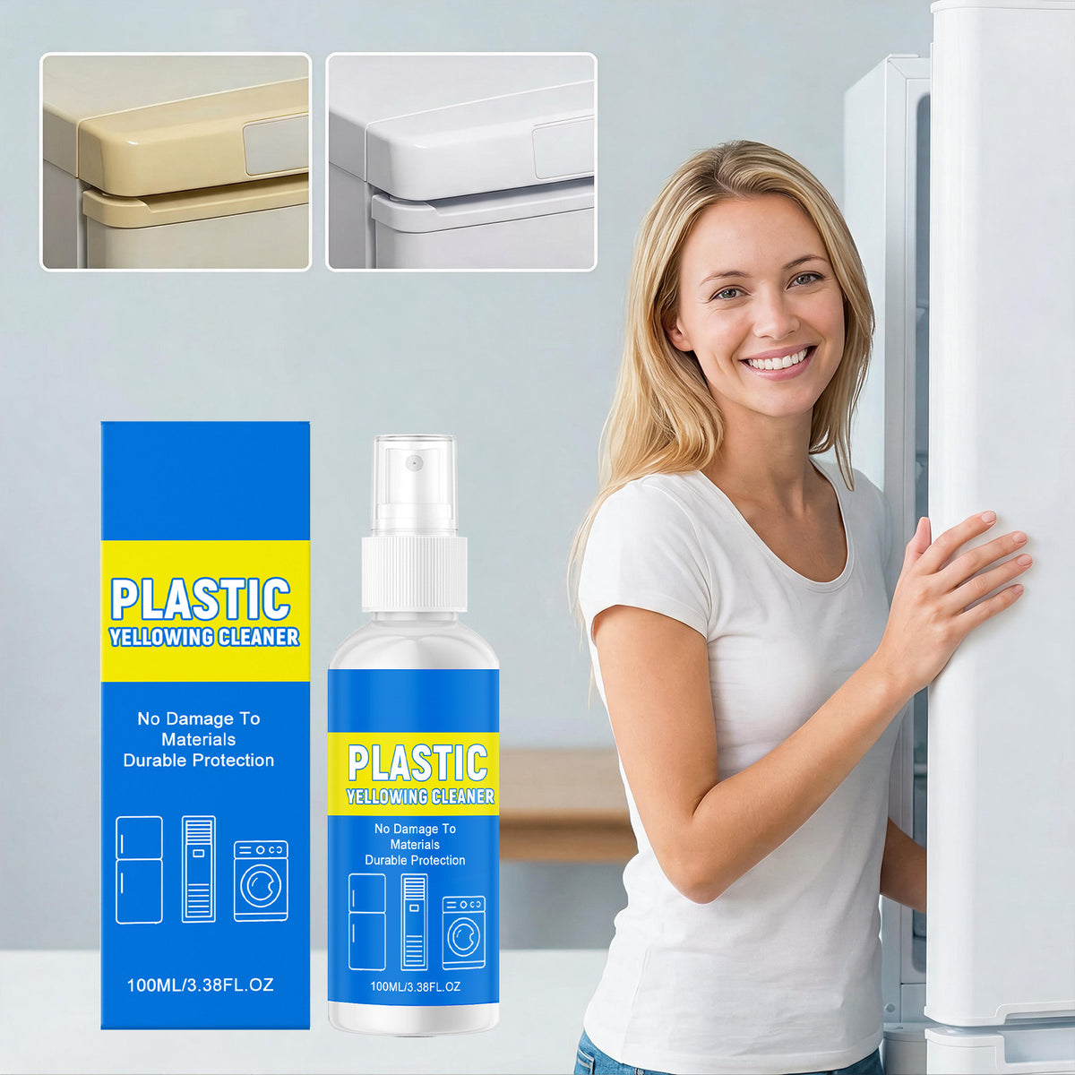 Plastic Yellowing Remover - 100ml Cleaner