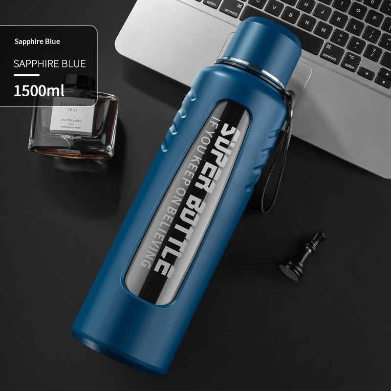 Heat-Resistant Double-Walled Large Capacity Travel Mug - Insulated Drinkware