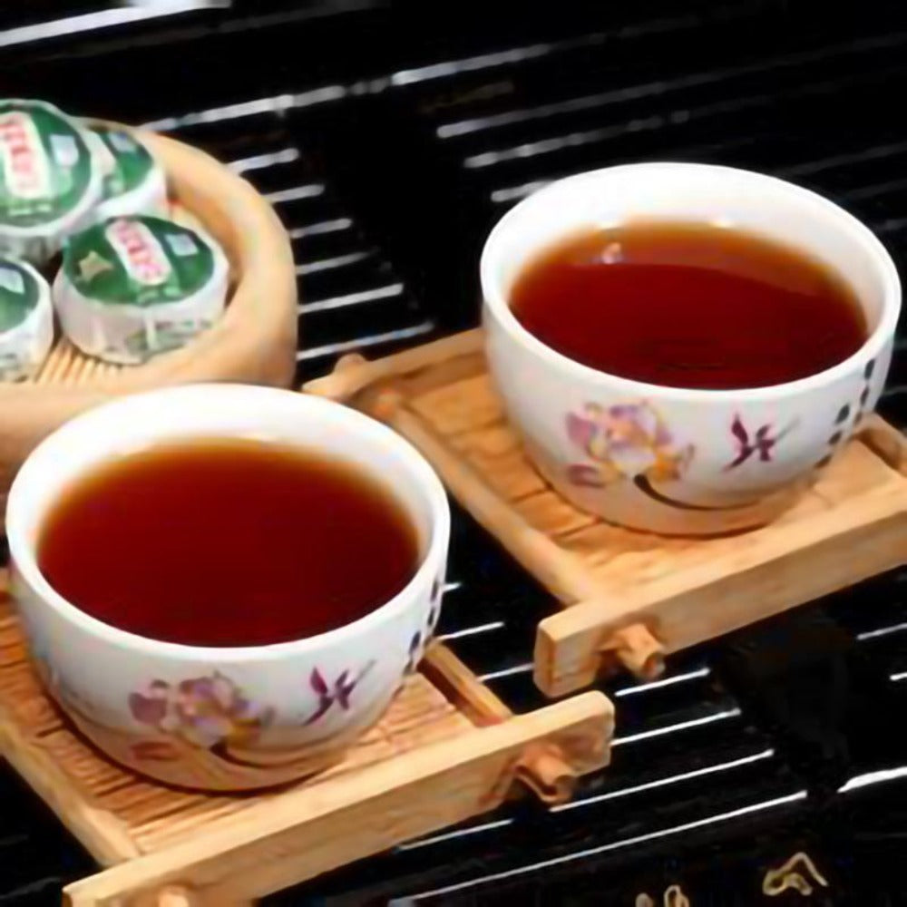 Yunnan Matured Pu'er Tea Mini Cakes - Glutinous Rice Aroma, 50g
