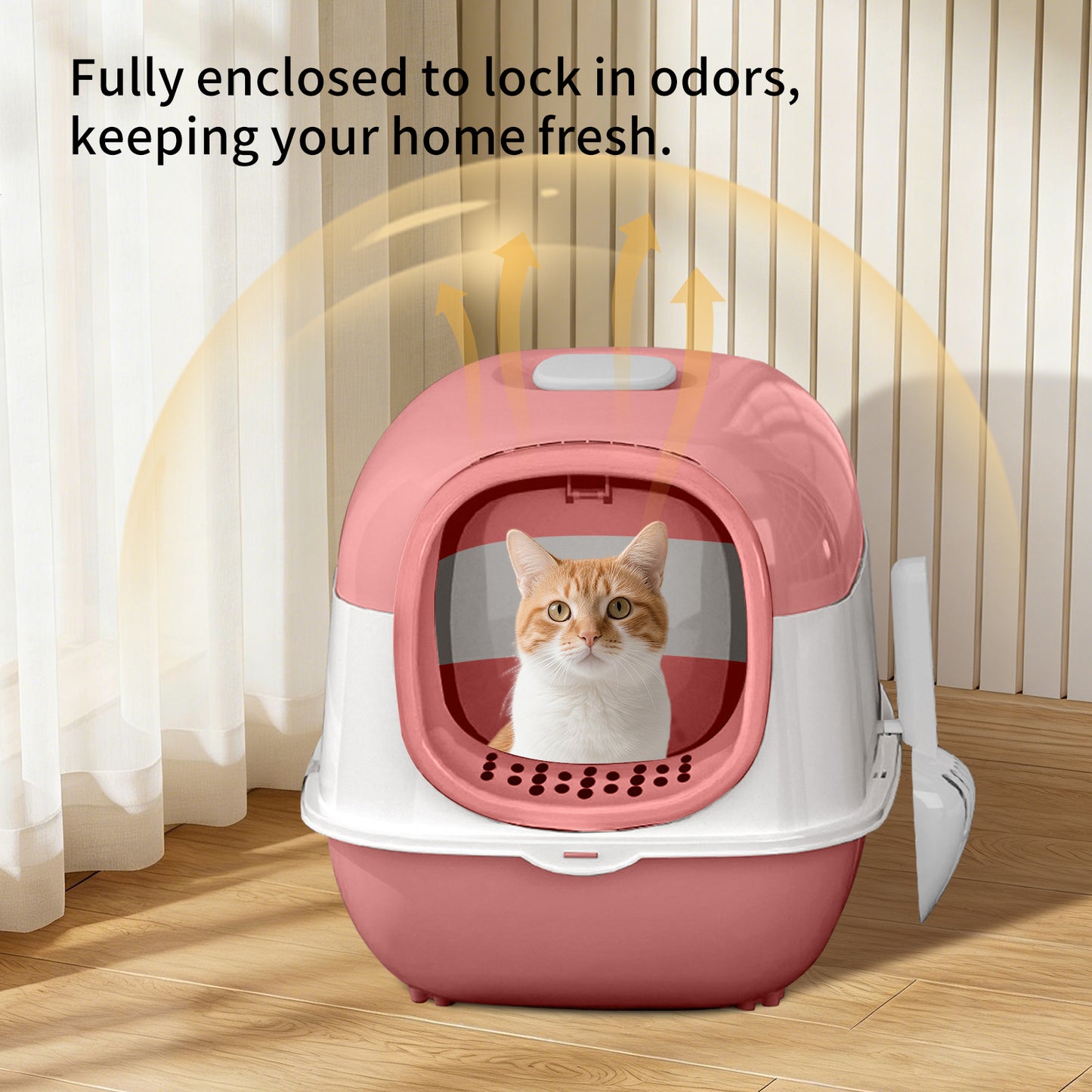 Self Pickup Cat Litter Box - Multiple Colors, Pet Furniture Tool