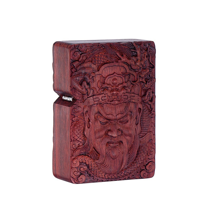 High-End Kerosene Lighter with Brocade Box Packaging - Multiple Colors