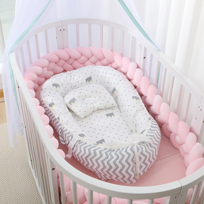 Foldable Removable Washable Portable Baby Bed in Bed with Anti-Pressure Support