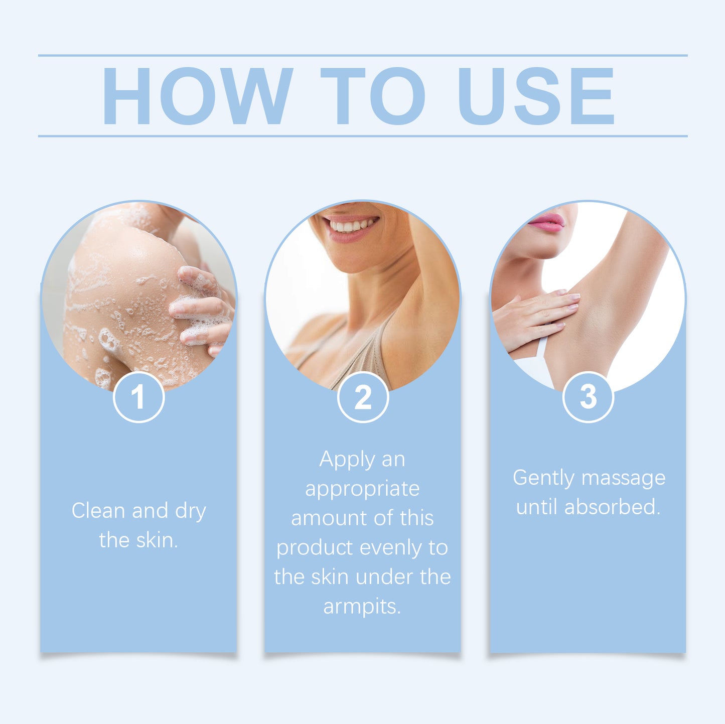Underarm Body Deodorant Beads - Natural Odor Control & Moisture Management