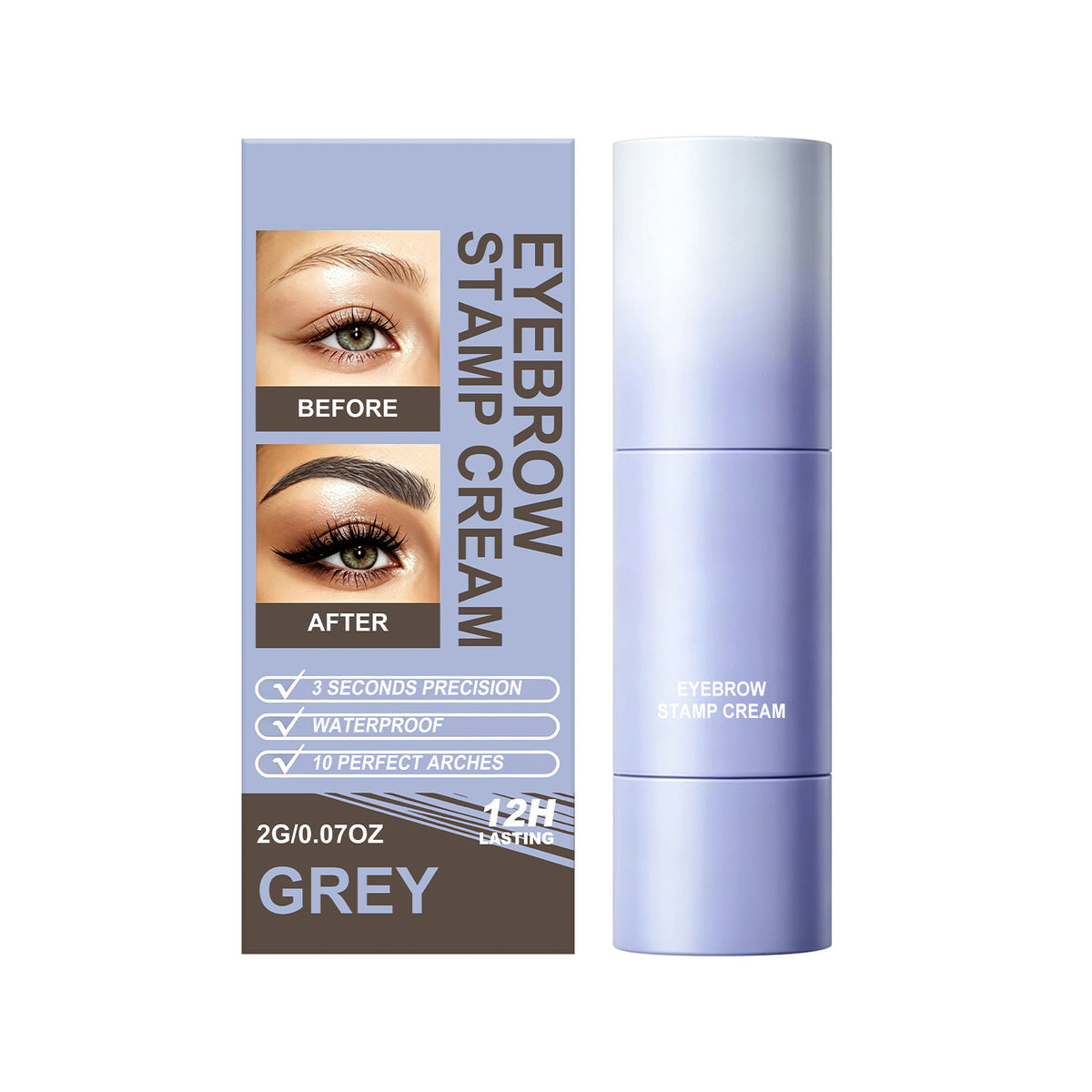 Natural 3D Eyebrow Touch-Up Makeup Gel - Brow Styling & Definition