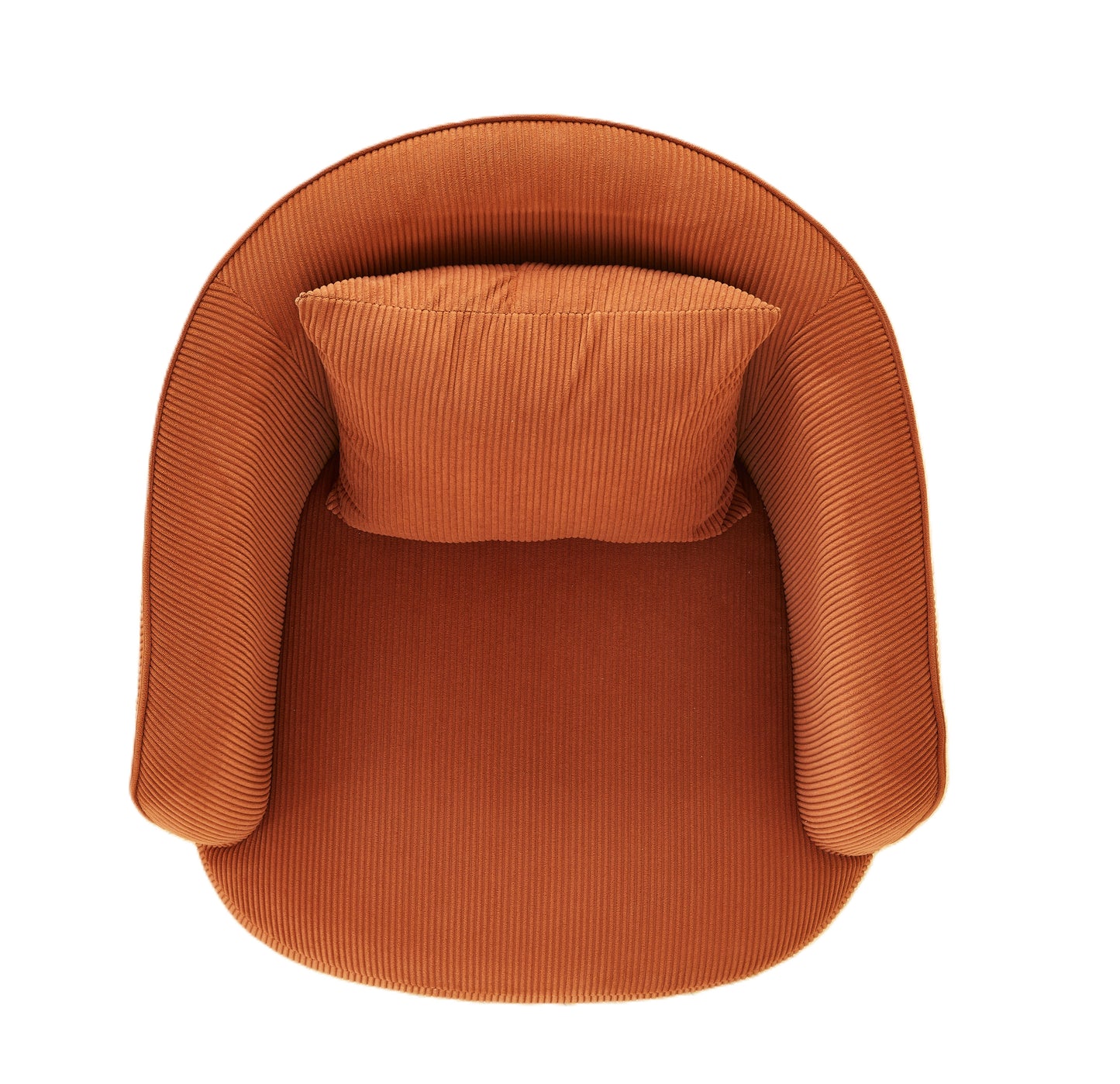 Velvet Accent Chair With Pillow, Modern Upholstered Armchair Metal