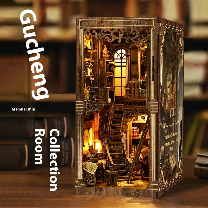 Wooden Book Stand Creative Home Decor - Multi-Color Variants