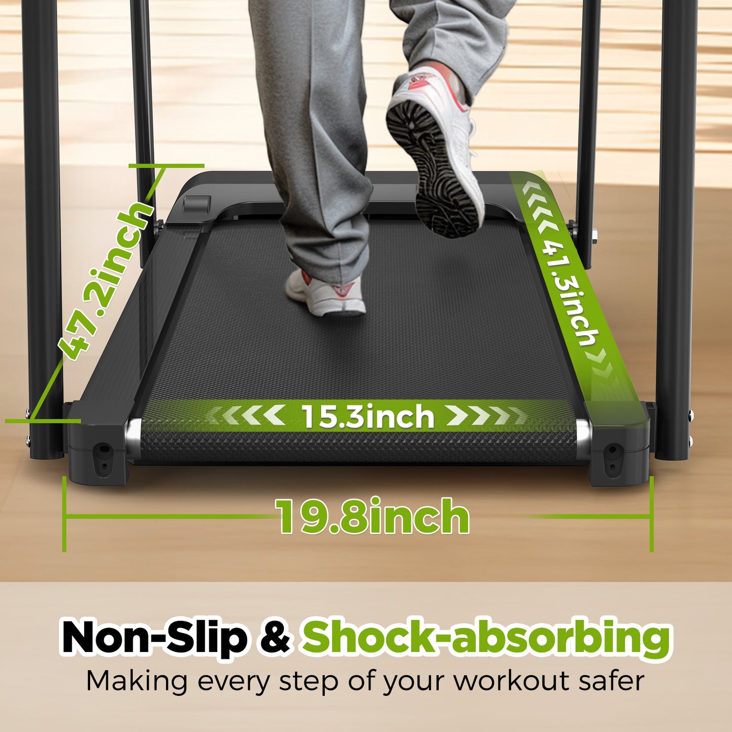 Elderly Rehabilitation Treadmill with LED Display - JK1609L-3