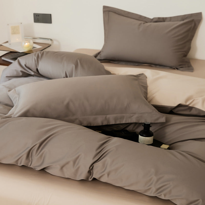 Pure Cotton Four-Piece Bed Set - All Cotton Bed Sheets for Home