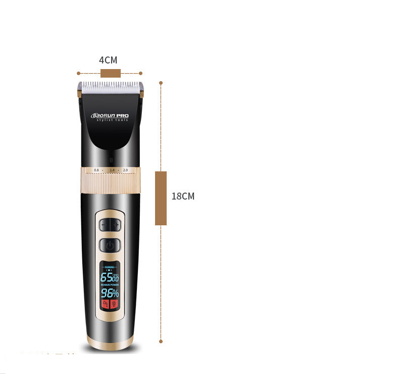 Rechargeable Hair Clipper with Ceramic Blade