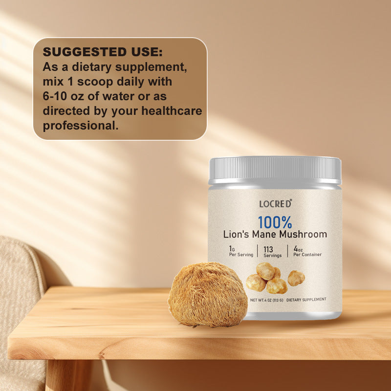 Lion's Mane Powder - 113g Mushroom Supplement