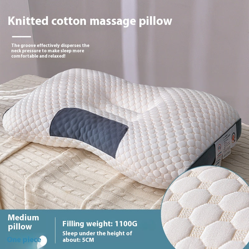 Cervical Support Pillow Pair for Better Sleep and Neck Relief