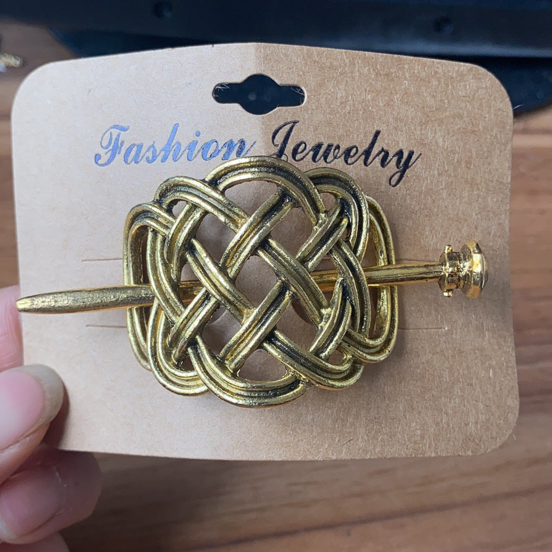 Retro Alloy Ethnic Style Antique Hairpin Hair Accessory - Metal U-Shape