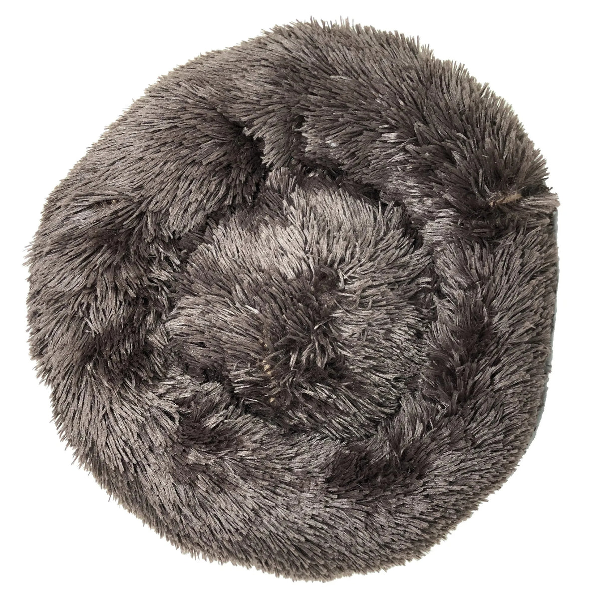Premium Plush Round Dog Bed - Soft Cozy Pet Bed with Raised Edge