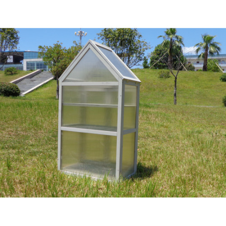 Mini Greenhouse Kit - Outdoor Plant Stand with Adjustable Shelves