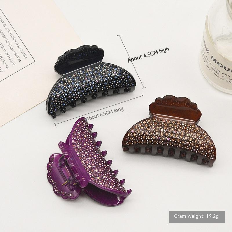 Crystal Acrylic Hairpin - Korean Style Women's Hair Clip