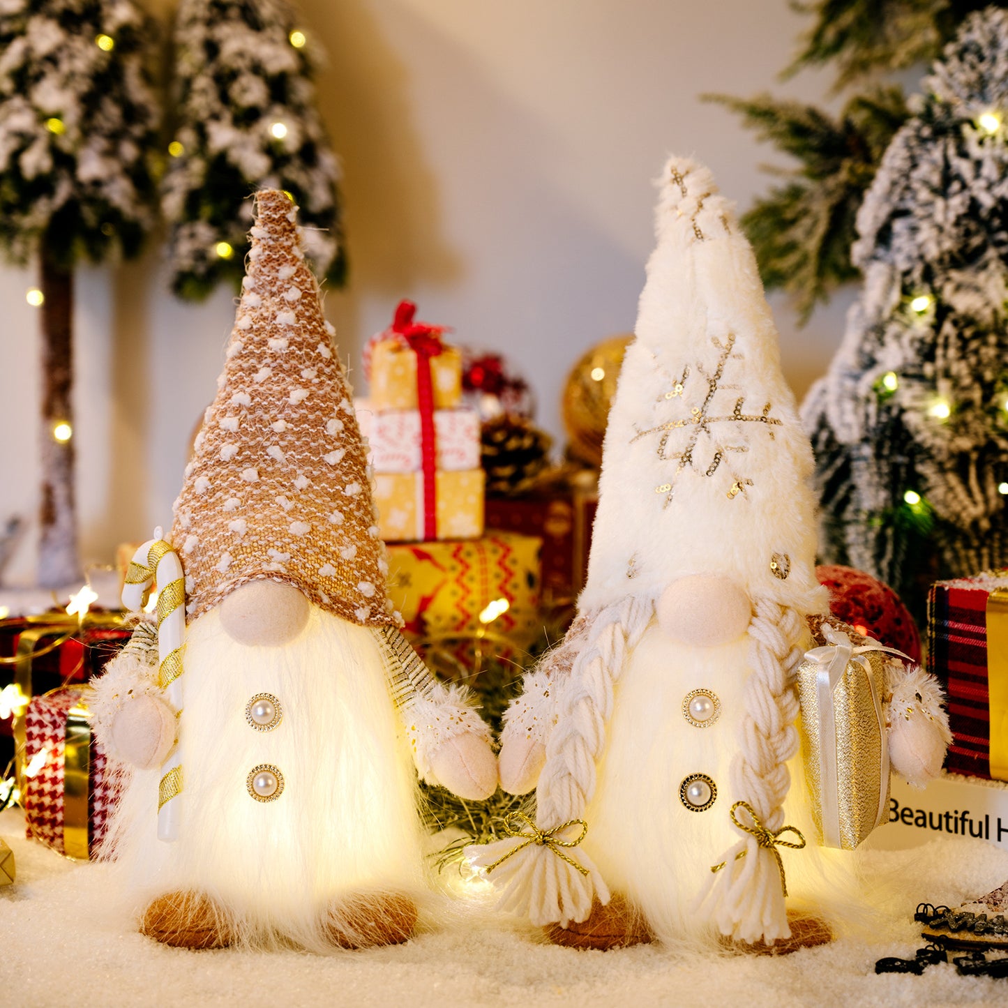 Christmas Doll Decoration Supplies - Holiday Ornaments for Gifts and Festive Decor