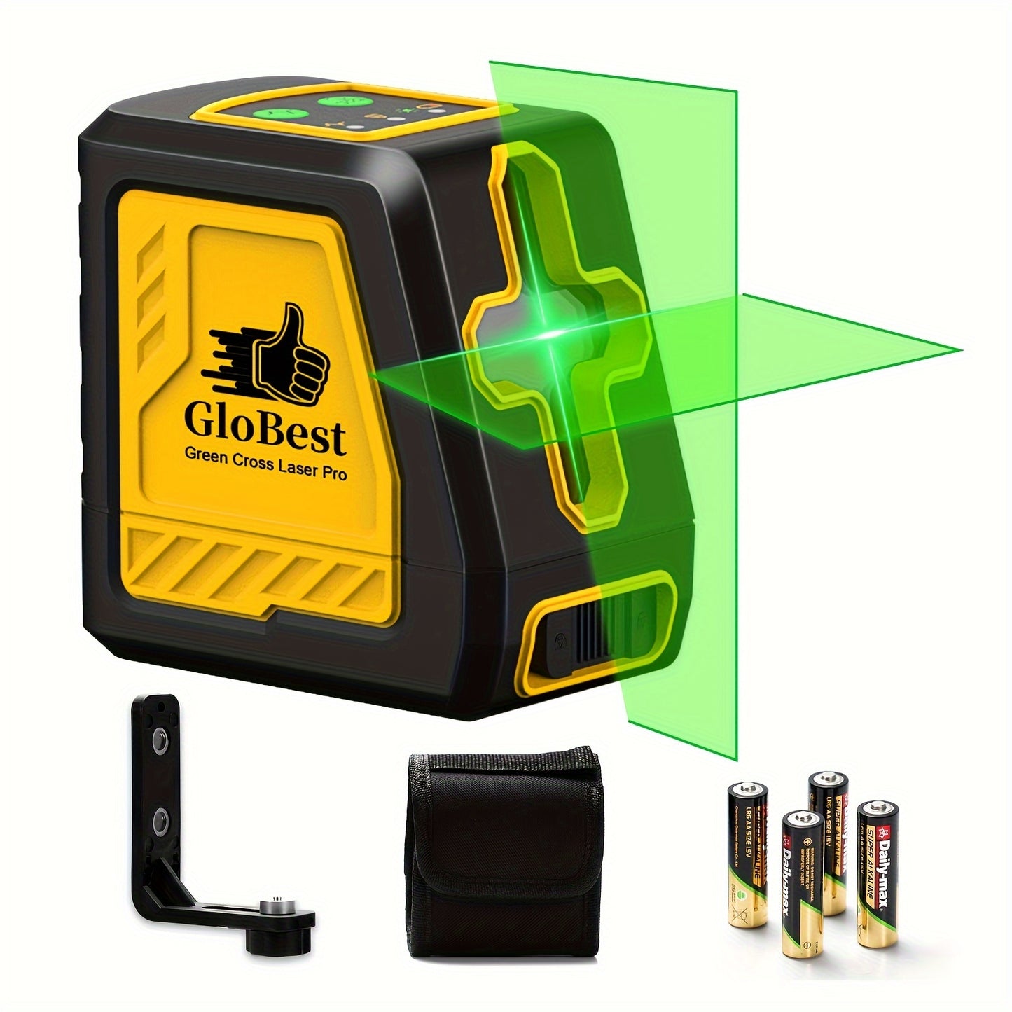 Laser Level 100Ft Self-Leveling Cross Line Green Beam with Magnetic Base