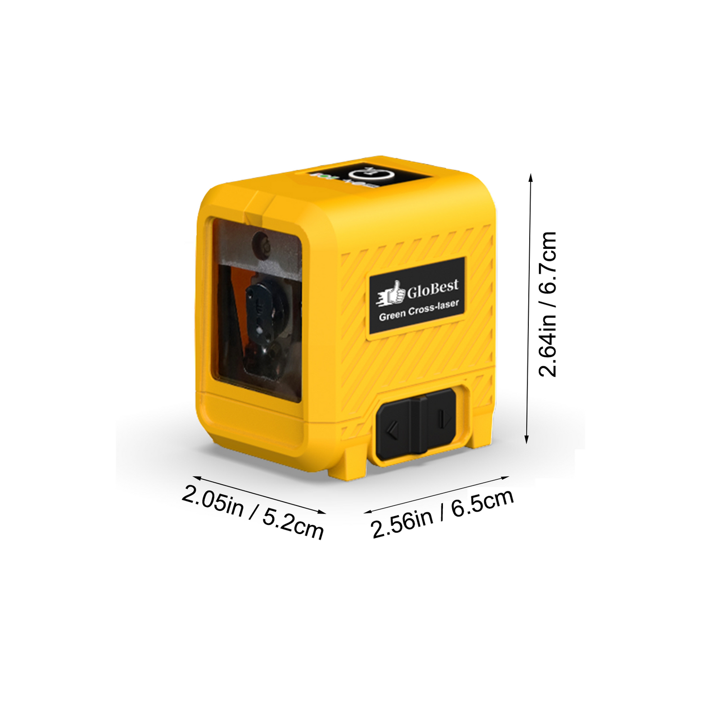 Laser Level with Rechargeable Lithium Battery, Self-Leveling Green Cross Line Tool - Model LS T6G