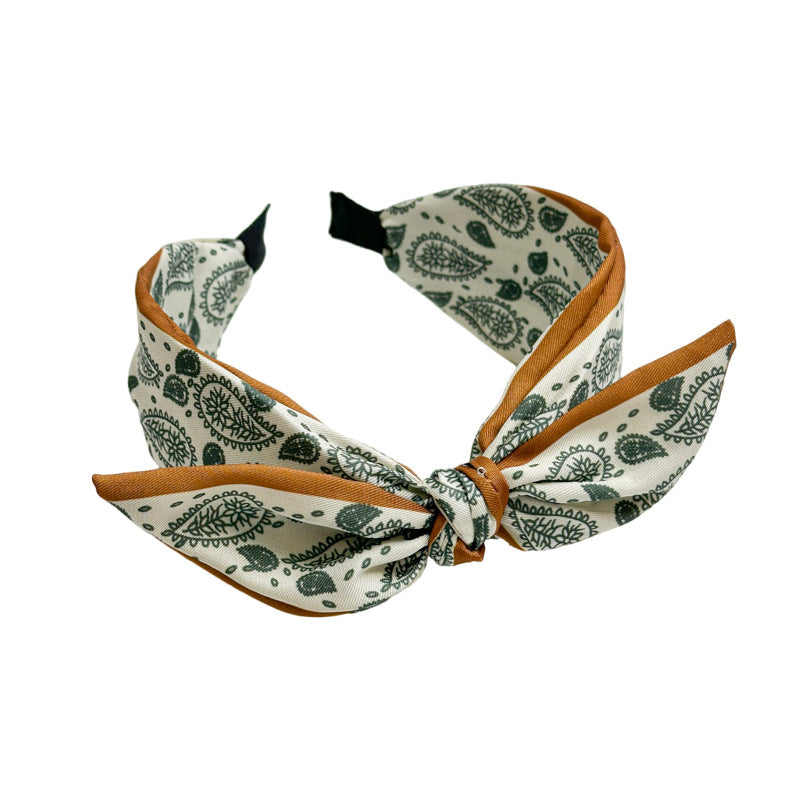 Paisley Satin Hair Band