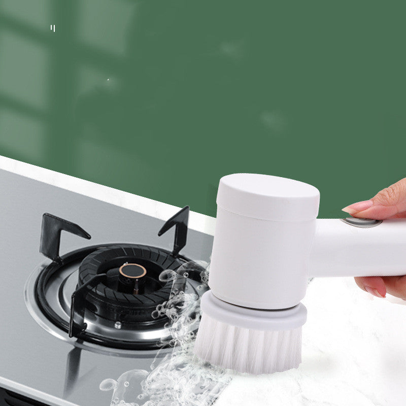 Intelligent Electric Cleaning Brush with Multiple Brush Heads