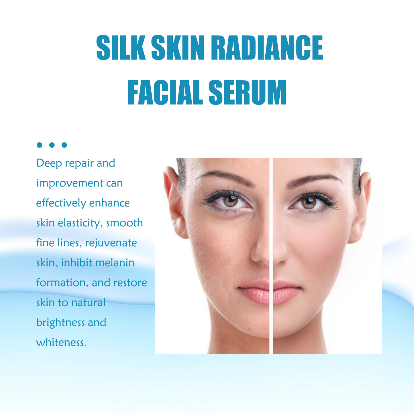 Silk Skin Radiance Facial Serum - Firming & Brightening Anti-Aging Essence